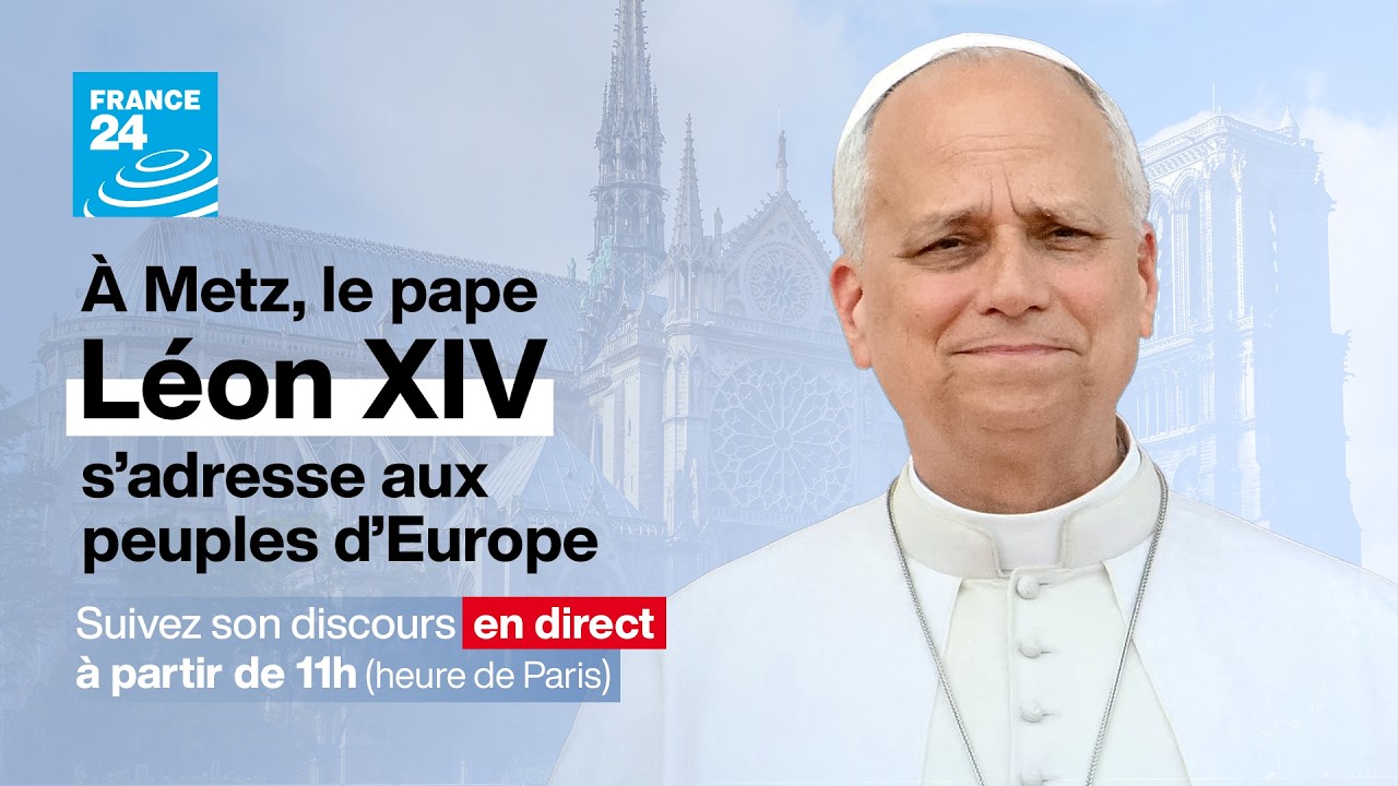 Léon XIV lors de son discours aux peuples d'Europe à Metz